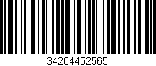 Código de barras (EAN, GTIN, SKU, ISBN): '34264452565'