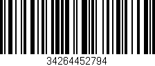 Código de barras (EAN, GTIN, SKU, ISBN): '34264452794'