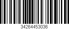 Código de barras (EAN, GTIN, SKU, ISBN): '34264453036'