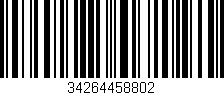 Código de barras (EAN, GTIN, SKU, ISBN): '34264458802'
