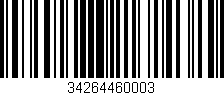 Código de barras (EAN, GTIN, SKU, ISBN): '34264460003'