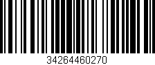Código de barras (EAN, GTIN, SKU, ISBN): '34264460270'