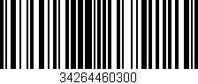 Código de barras (EAN, GTIN, SKU, ISBN): '34264460300'