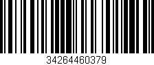 Código de barras (EAN, GTIN, SKU, ISBN): '34264460379'