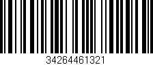 Código de barras (EAN, GTIN, SKU, ISBN): '34264461321'