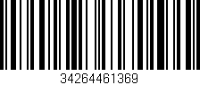 Código de barras (EAN, GTIN, SKU, ISBN): '34264461369'