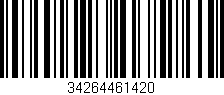 Código de barras (EAN, GTIN, SKU, ISBN): '34264461420'
