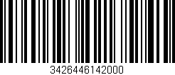 Código de barras (EAN, GTIN, SKU, ISBN): '3426446142000'
