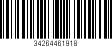 Código de barras (EAN, GTIN, SKU, ISBN): '34264461918'