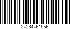 Código de barras (EAN, GTIN, SKU, ISBN): '34264461956'