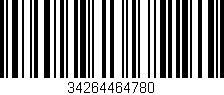 Código de barras (EAN, GTIN, SKU, ISBN): '34264464780'