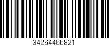 Código de barras (EAN, GTIN, SKU, ISBN): '34264466821'
