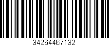 Código de barras (EAN, GTIN, SKU, ISBN): '34264467132'