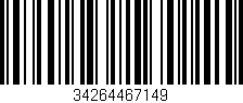 Código de barras (EAN, GTIN, SKU, ISBN): '34264467149'