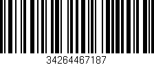 Código de barras (EAN, GTIN, SKU, ISBN): '34264467187'