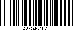 Código de barras (EAN, GTIN, SKU, ISBN): '3426446718700'