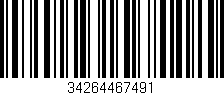 Código de barras (EAN, GTIN, SKU, ISBN): '34264467491'