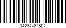 Código de barras (EAN, GTIN, SKU, ISBN): '34264467507'