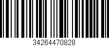 Código de barras (EAN, GTIN, SKU, ISBN): '34264470828'