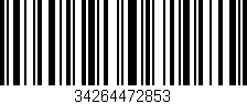 Código de barras (EAN, GTIN, SKU, ISBN): '34264472853'