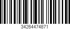 Código de barras (EAN, GTIN, SKU, ISBN): '34264474871'
