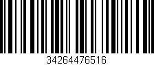 Código de barras (EAN, GTIN, SKU, ISBN): '34264476516'