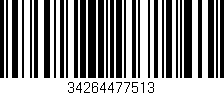 Código de barras (EAN, GTIN, SKU, ISBN): '34264477513'