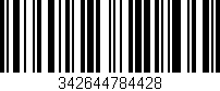 Código de barras (EAN, GTIN, SKU, ISBN): '342644784428'