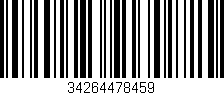 Código de barras (EAN, GTIN, SKU, ISBN): '34264478459'