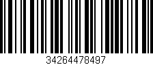Código de barras (EAN, GTIN, SKU, ISBN): '34264478497'