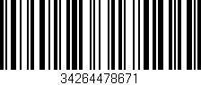 Código de barras (EAN, GTIN, SKU, ISBN): '34264478671'