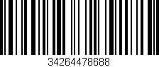 Código de barras (EAN, GTIN, SKU, ISBN): '34264478688'