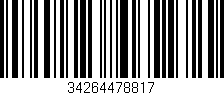 Código de barras (EAN, GTIN, SKU, ISBN): '34264478817'