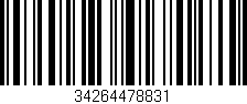 Código de barras (EAN, GTIN, SKU, ISBN): '34264478831'