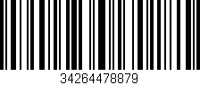 Código de barras (EAN, GTIN, SKU, ISBN): '34264478879'