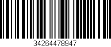 Código de barras (EAN, GTIN, SKU, ISBN): '34264478947'