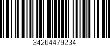 Código de barras (EAN, GTIN, SKU, ISBN): '34264479234'