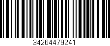 Código de barras (EAN, GTIN, SKU, ISBN): '34264479241'