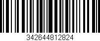 Código de barras (EAN, GTIN, SKU, ISBN): '342644812824'
