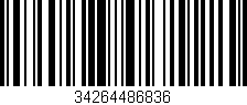 Código de barras (EAN, GTIN, SKU, ISBN): '34264486836'