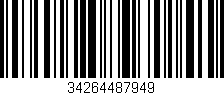 Código de barras (EAN, GTIN, SKU, ISBN): '34264487949'