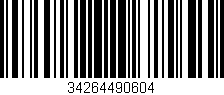 Código de barras (EAN, GTIN, SKU, ISBN): '34264490604'