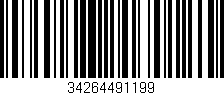 Código de barras (EAN, GTIN, SKU, ISBN): '34264491199'