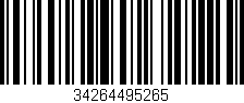 Código de barras (EAN, GTIN, SKU, ISBN): '34264495265'