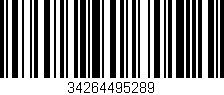 Código de barras (EAN, GTIN, SKU, ISBN): '34264495289'