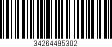 Código de barras (EAN, GTIN, SKU, ISBN): '34264495302'