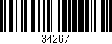 Código de barras (EAN, GTIN, SKU, ISBN): '34267'