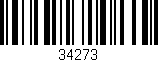 Código de barras (EAN, GTIN, SKU, ISBN): '34273'
