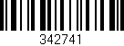 Código de barras (EAN, GTIN, SKU, ISBN): '342741'