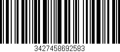 Código de barras (EAN, GTIN, SKU, ISBN): '3427458692583'